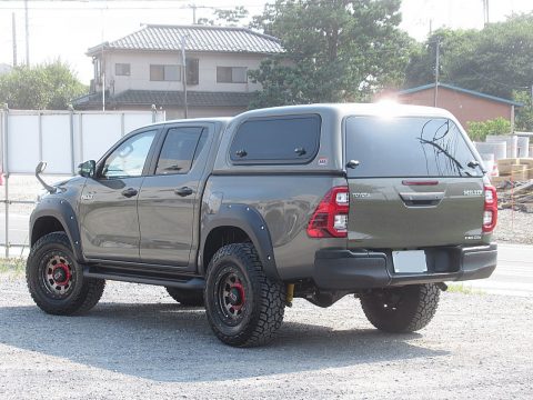 ハイラックス　リアバンパー　LINE-X　ARBキャノピー